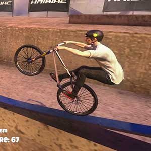 Mastering acrobazia in bicicletta con le ringhiere