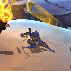 Sly che combatte contro il nemico