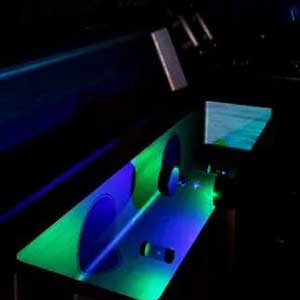 Sala di controllo sulla nave spaziale