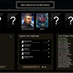 Stardrive - Panoramica diplomatica