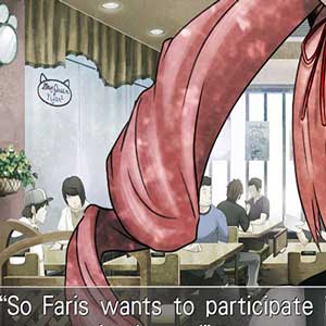 STEINS GATE Faris in conferenza stampa