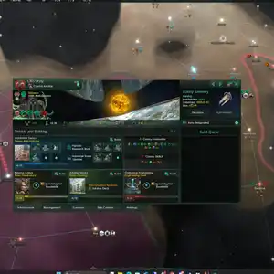 Stellaris: Nomads - Menu delle Infrastrutture