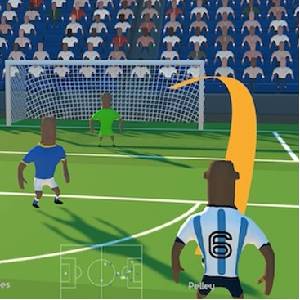 Super Liquid Soccer - Tiro in porta