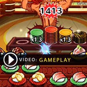 Sushi Striker The Way of Sushido Nintendo 3DS video Gameplay