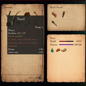 Tales of Old: Dominus - Inventario