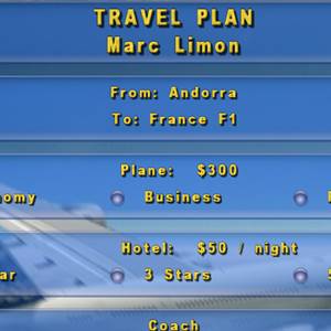 Tennis Elbow Manager - Piano di Viaggio