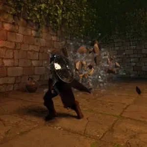 The Curse of Tethria - Mura del Dungeon