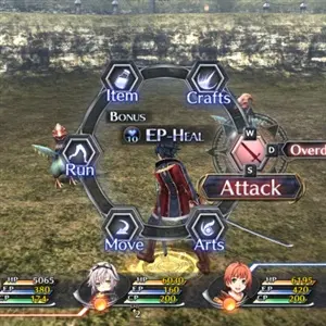 The Legend of Heroes Trails of Cold Steel 2 - Opzioni di azione