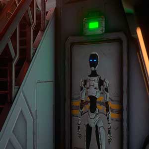 The Uncertain RT-217NP Robot nella nave spaziale