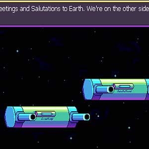 saluti e saluti alla Terra