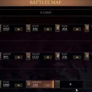 Ultimate General: Civil War - Mappa di Pianificazione Della Battaglia