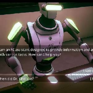 Uncover The Smoking Gun - Robot Assistente AI