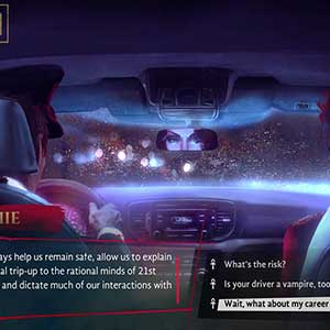 bagnati dalle luci della notte