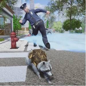 Wanted Raccoon - Poliziotto