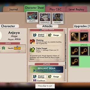 Wintermoor Tactics Club Foglio dei caratteri