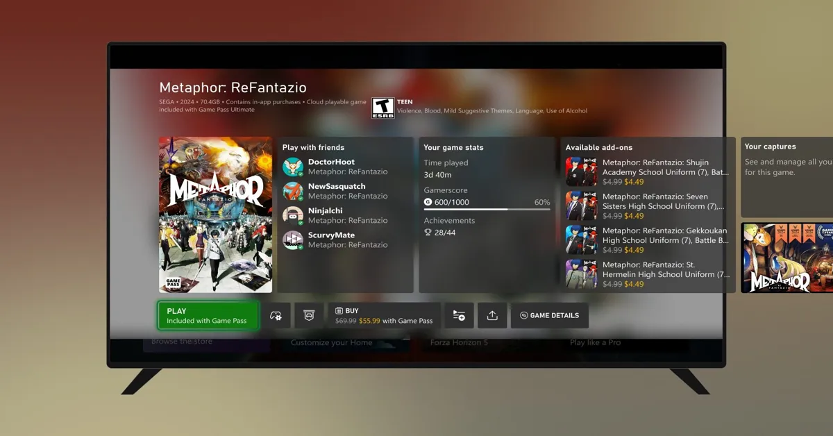 Xbox Game Hubs