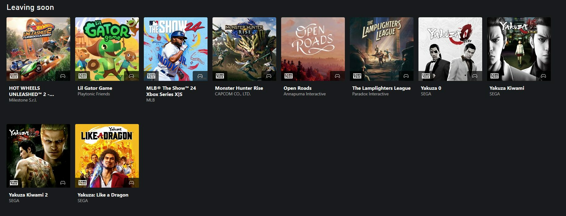 Giochi che lasciano Xbox Game Pass - Seconda ondata di marzo Giochi che lasciano Xbox Game Pass - Seconda ondata di marzo