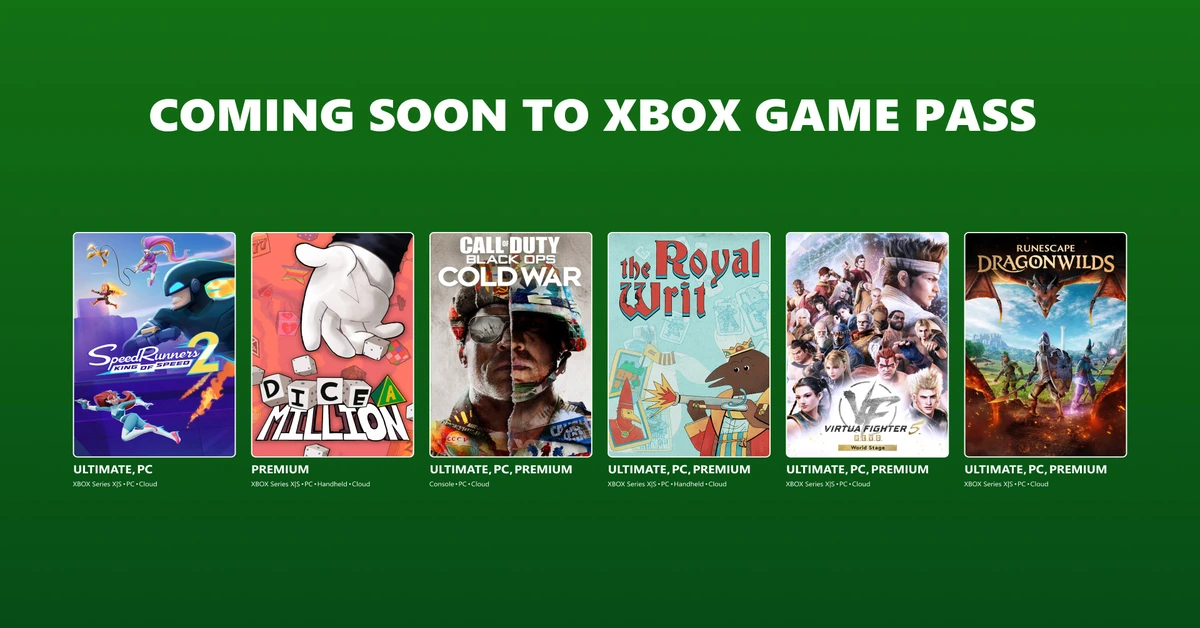 Xbox Game Pass September 2026 Wave 1