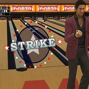 Yakuza 5 Remastered Bowling Mini Gioco